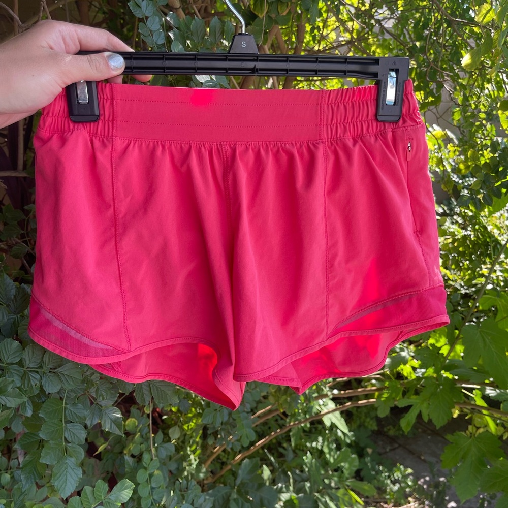 Lululemon Size 6 tall Women's Pink Athletic Shorts